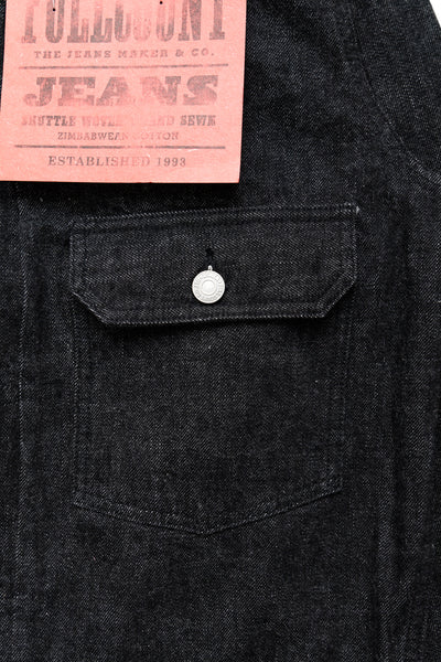 2107BK Type 1 Black Denim Jacket