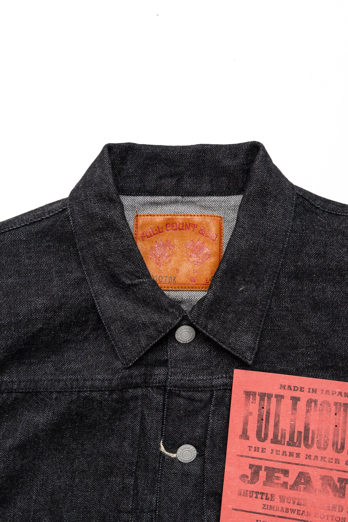 2107BK Type 1 Black Denim Jacket