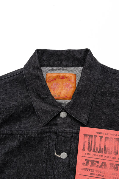 2107BK Type 1 Black Denim Jacket