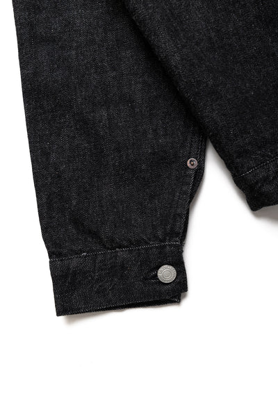2107BK Type 1 Black Denim Jacket