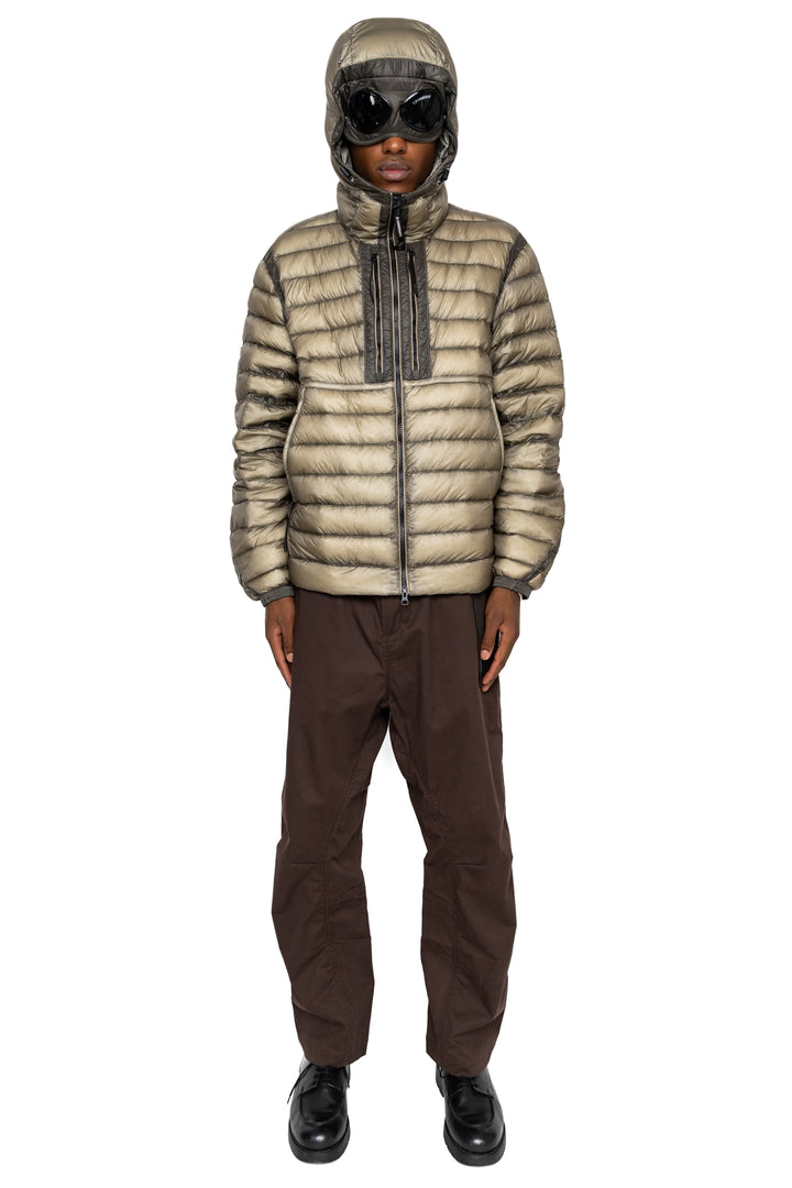 cp company dd shell goggle jacket ダウン C.P. COMPANY D.D. Shell Medium Goggle Down Jacket - Fallen Rock