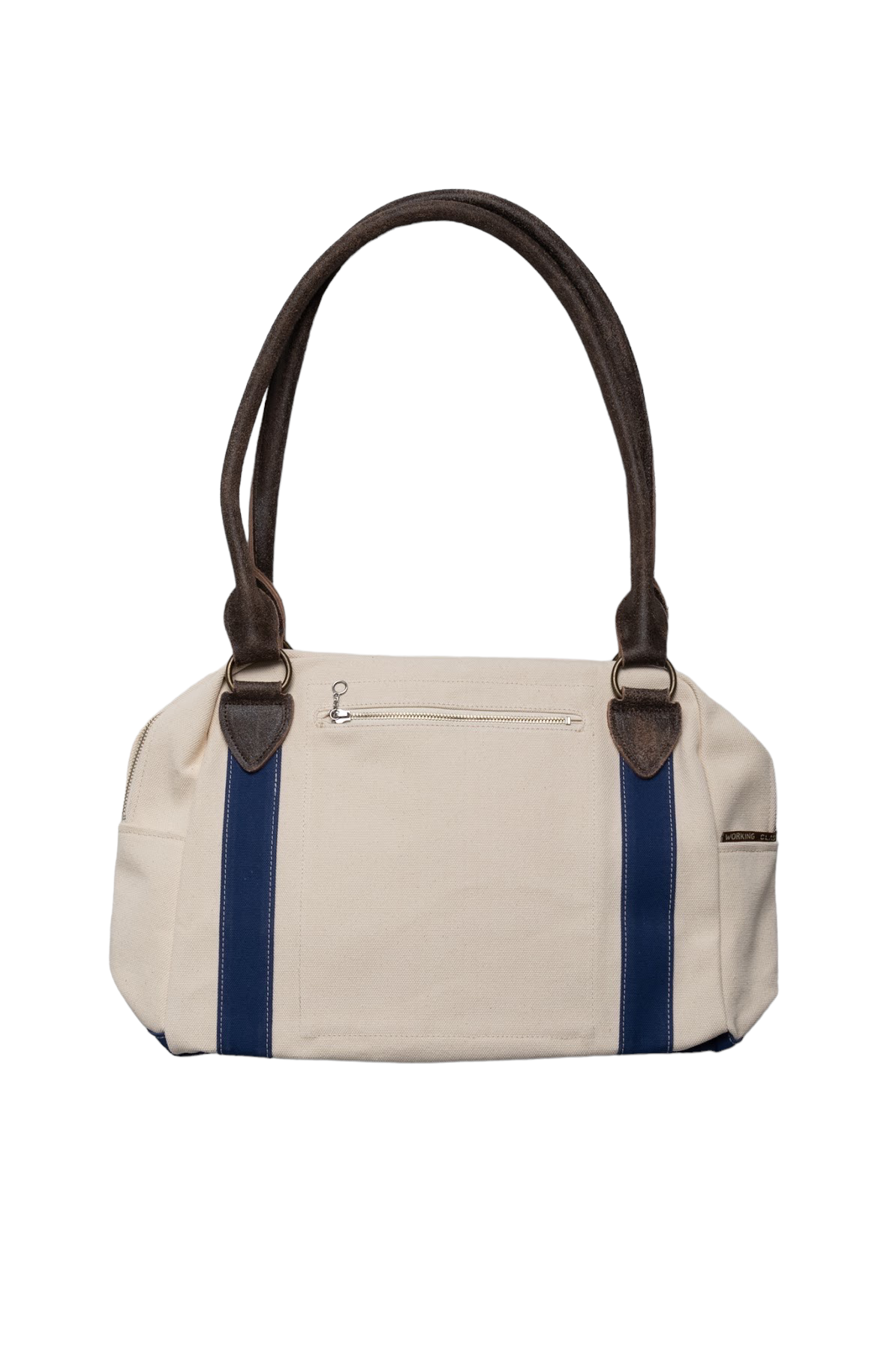 #4 Canvas FARGO Bag (S) - Ecru x Navy