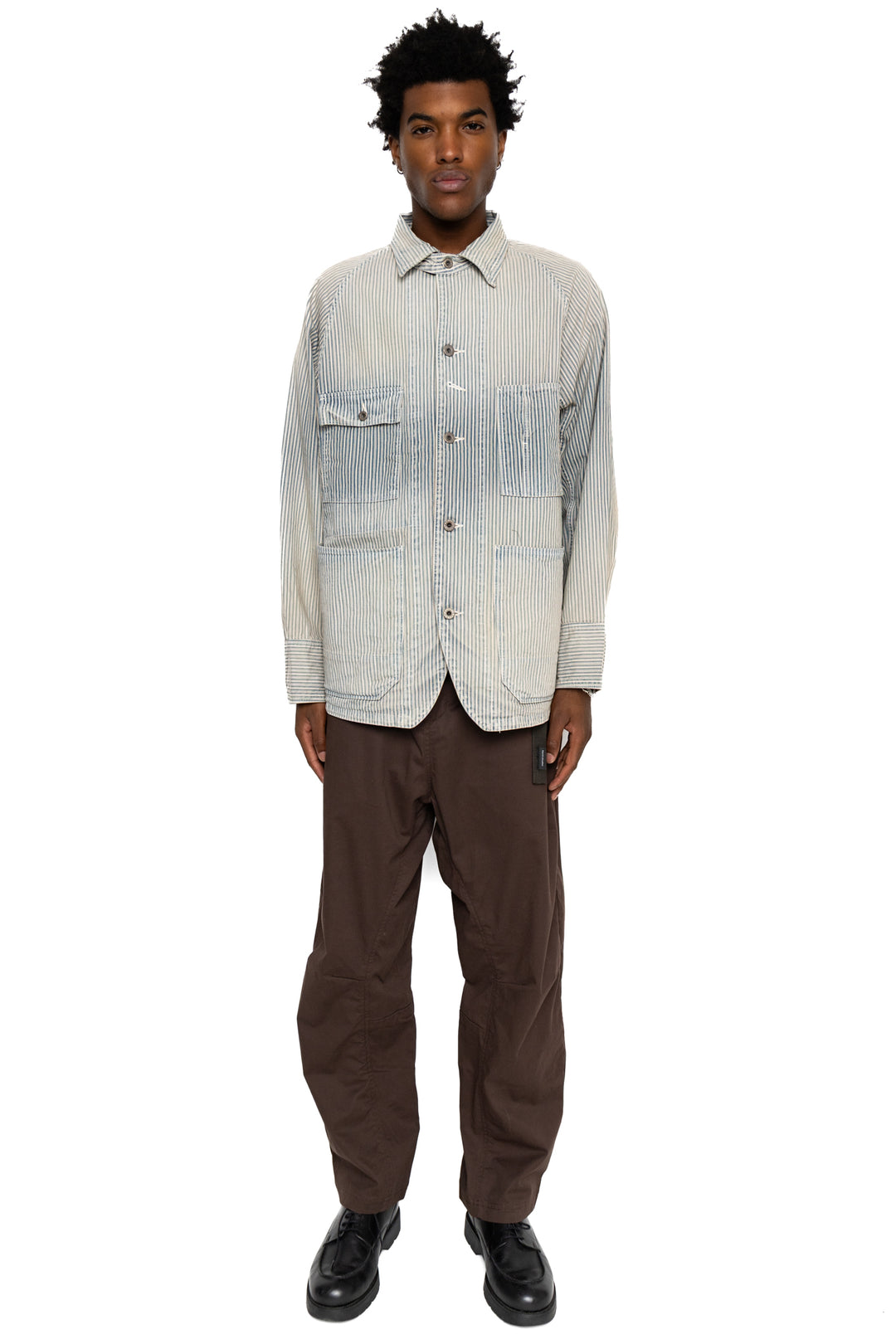 KAPITAL　 迷彩柄カバーオール Kapital LIBERTY Hickoree CACTUS Coverall – BLUE IN GREEN SOHO