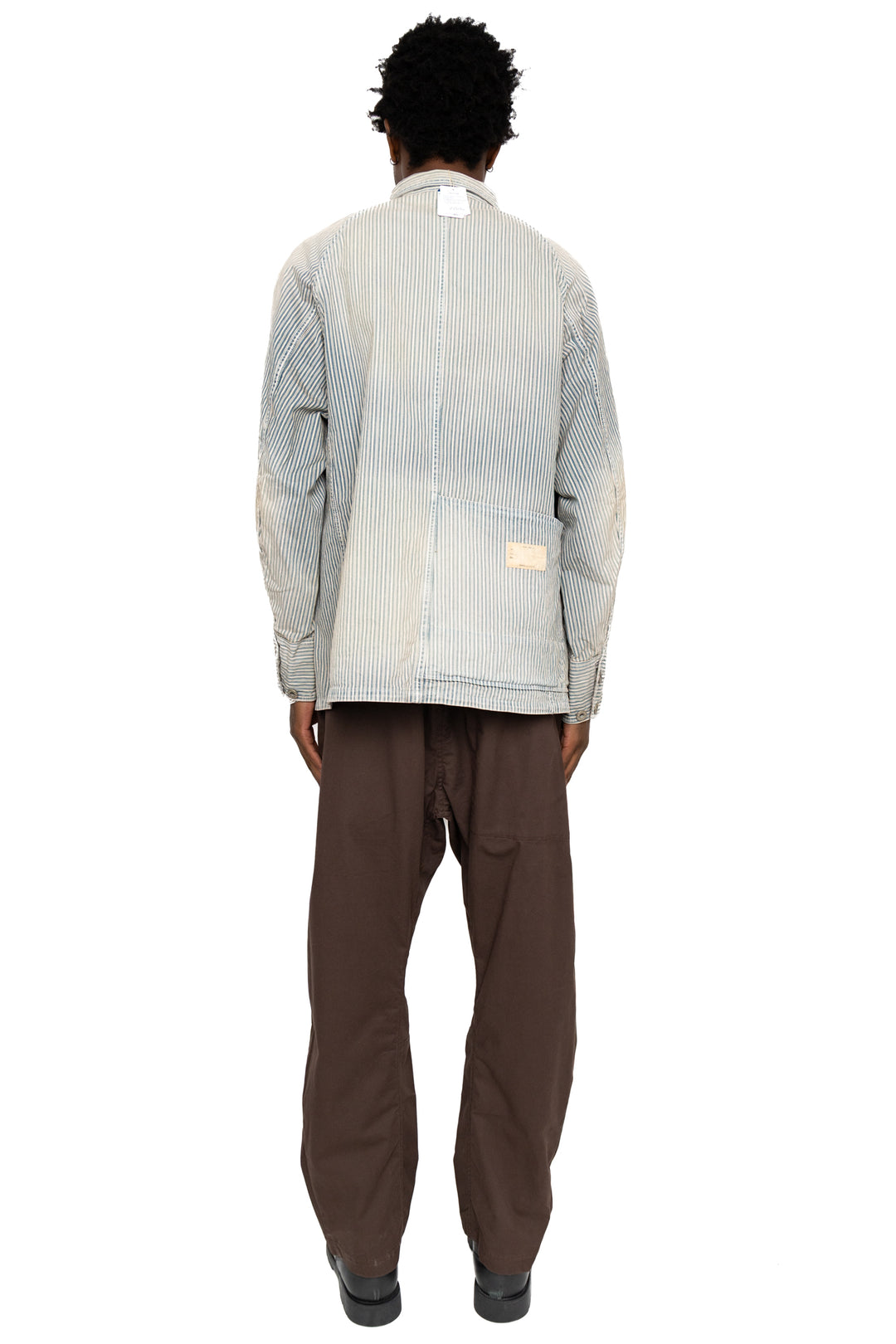 Kapital LIBERTY Hickoree CACTUS Coverall – BLUE IN GREEN SOHO