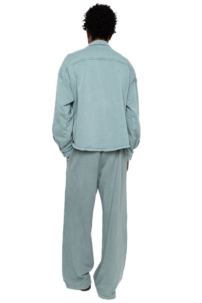 Heavyweight L/S Cuban Shirt - Slate Grey