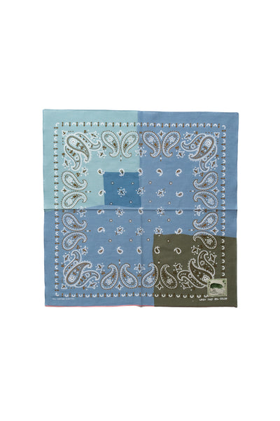 Fastcolor Selvedge Bandana (Paisley Patchwork)