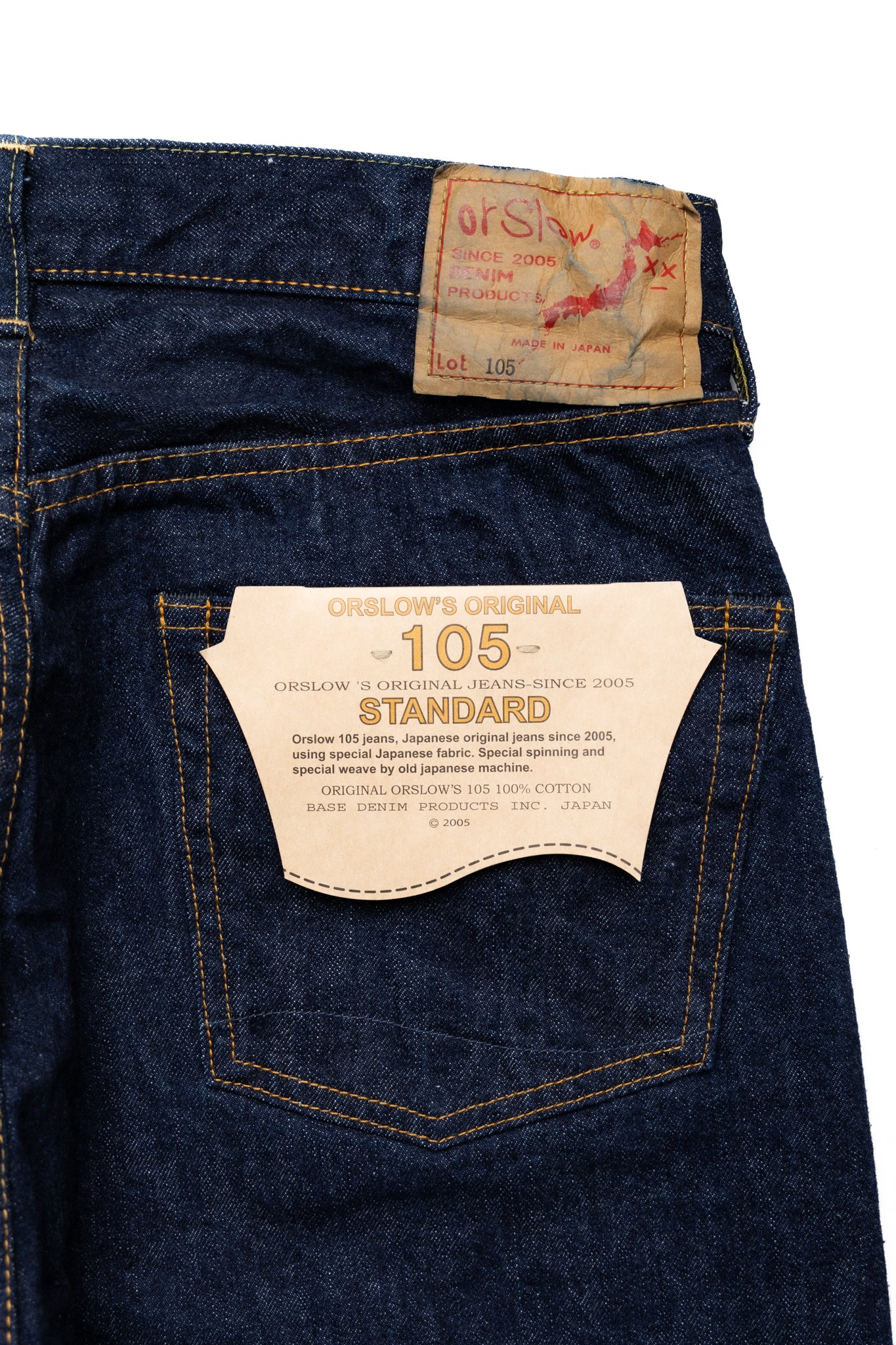 105 Standard Selvedge Denim - One Wash