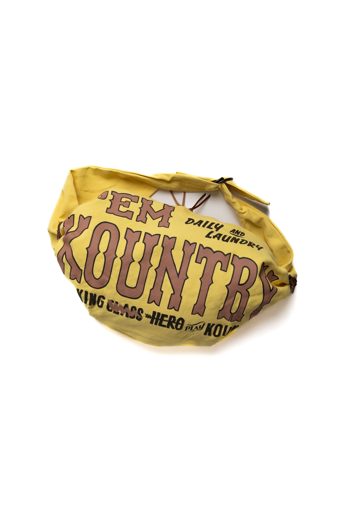 #8 Canvas SNUFKIN Bag ('EM KOUNTRY) - Light Yellow