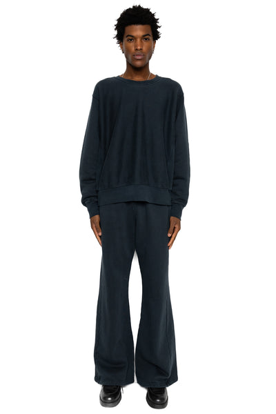 Bell Bottom Vintage Heavyweight Fleece - Faded Black
