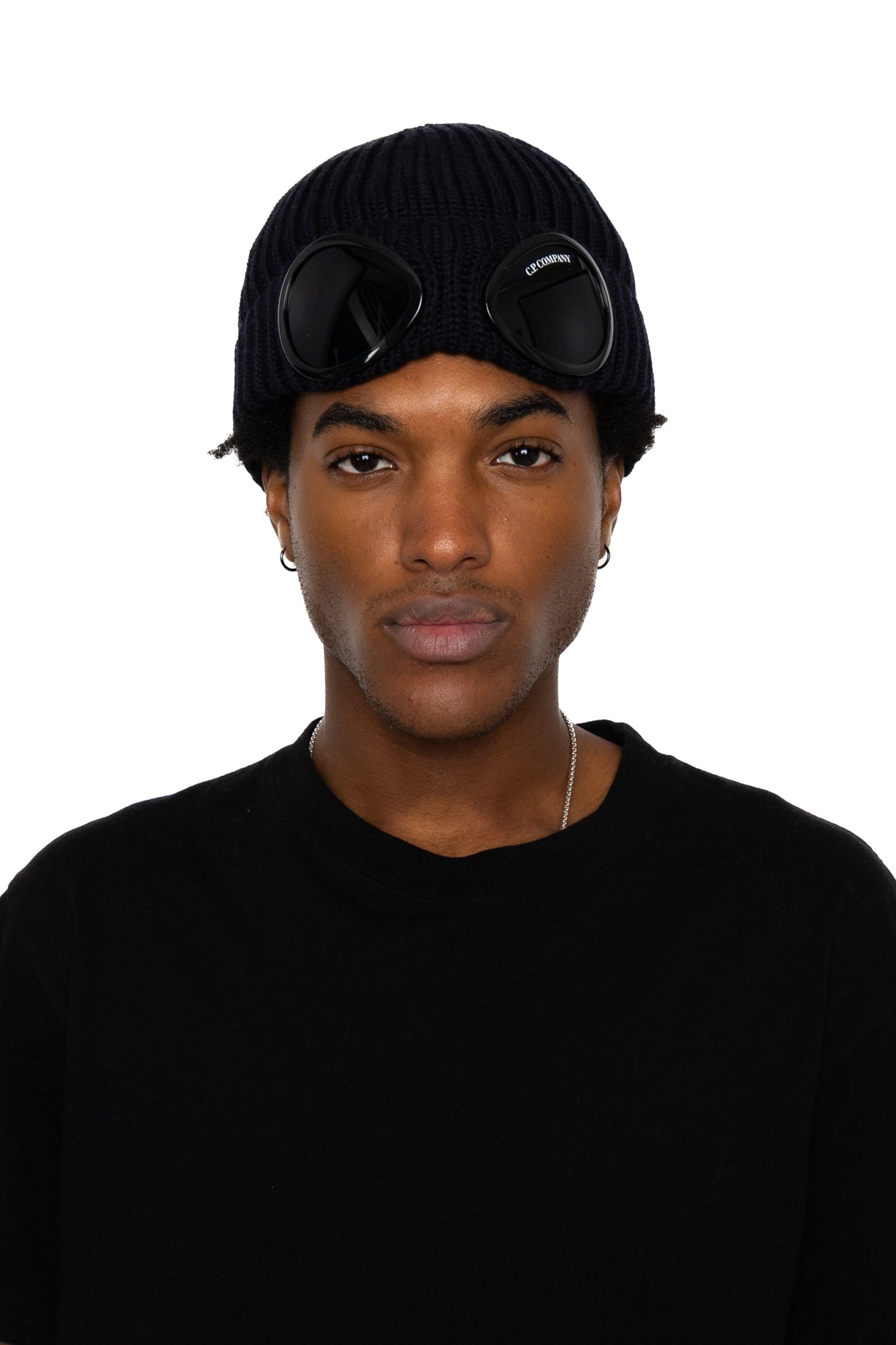 Extra Fine Merino Wool Goggle Beanie - Total Eclipse