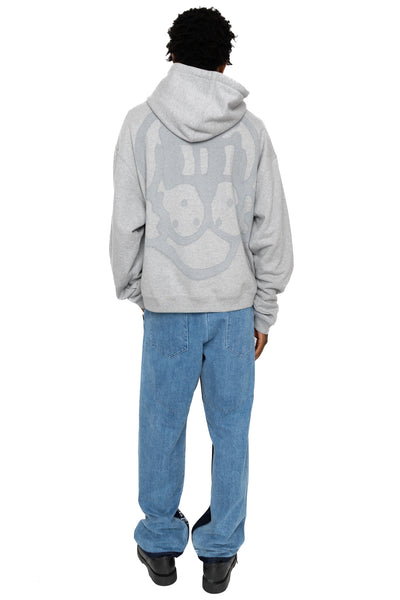 Reflective Finesse Pup Hoodie - Grey