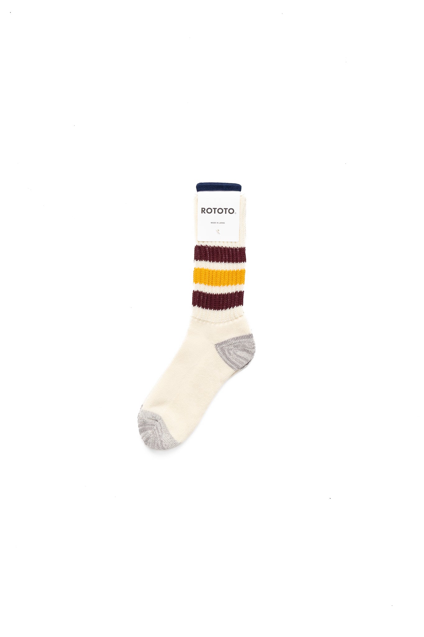Coarse Ribbed Old School Crew Socks