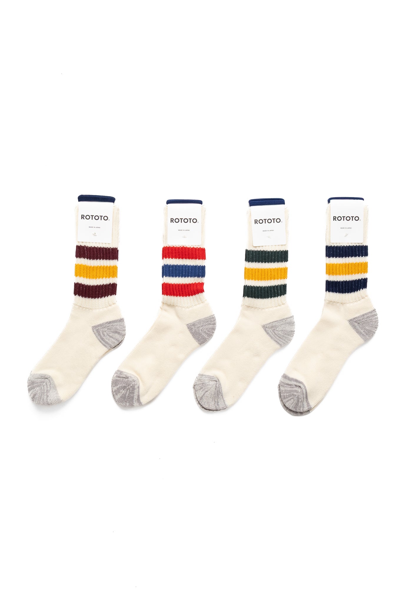 Coarse Ribbed Old School Crew Socks