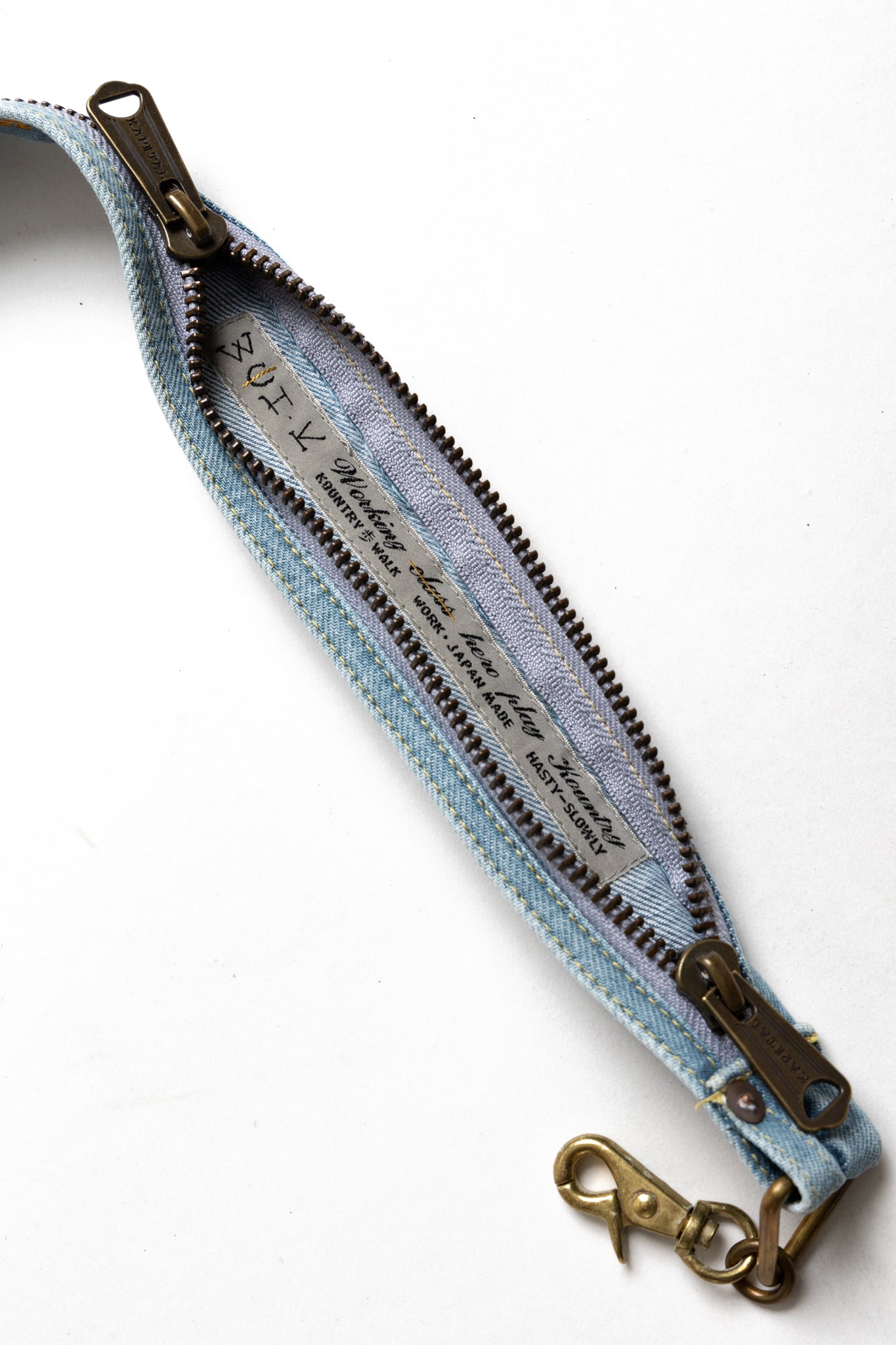 14oz Denim ZIPPER Chain - Mid Tone