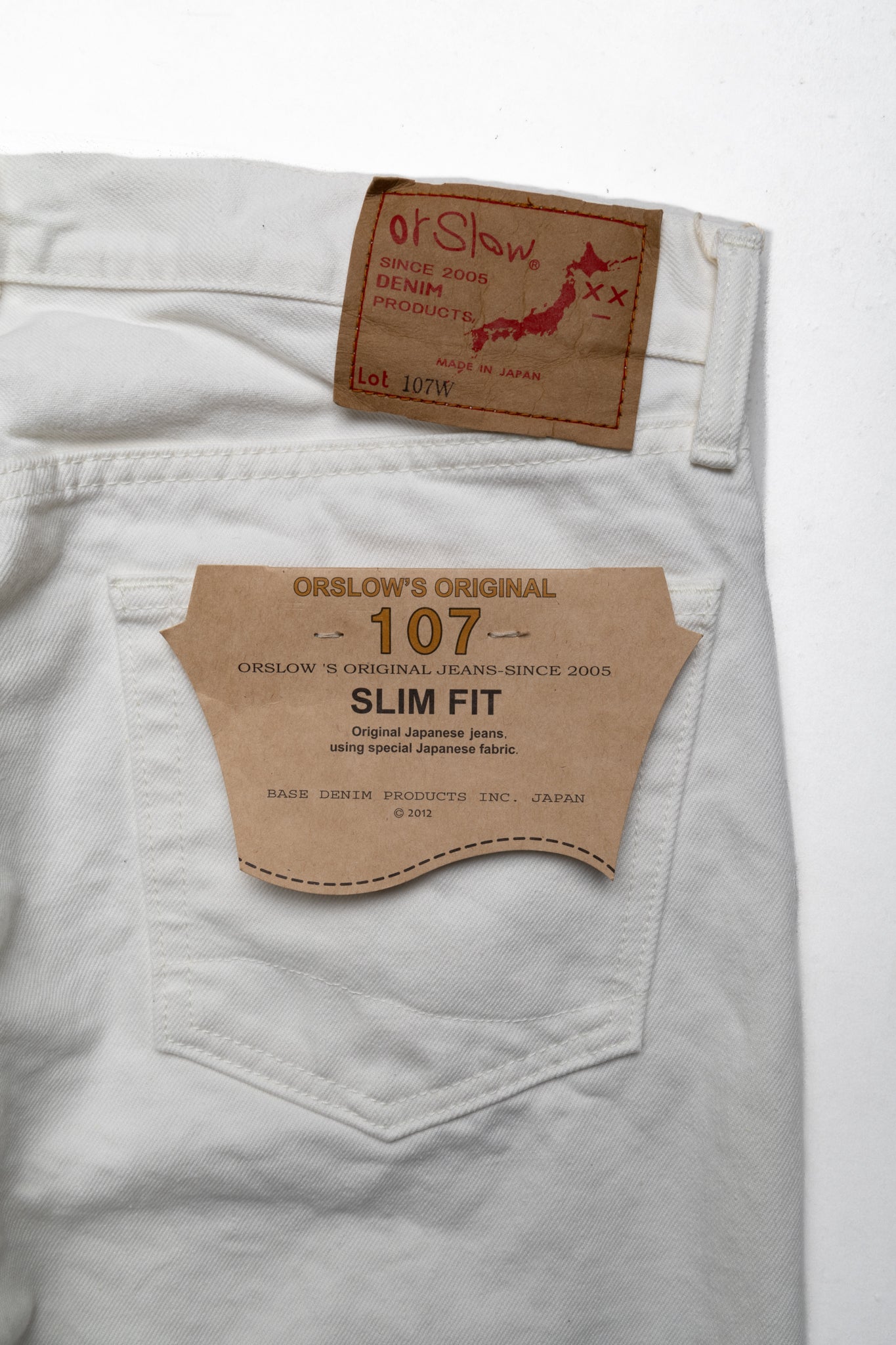 Ivy Fit Denim 107 - White Denim