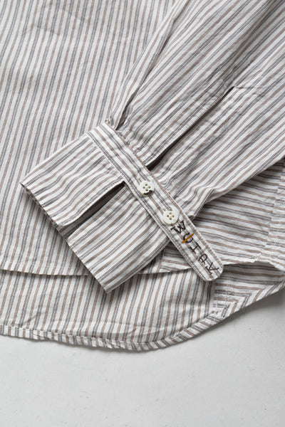 Cotton Stripe CABIN Work Shirt - White