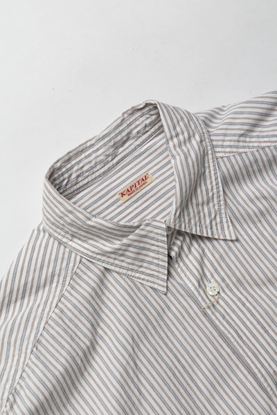 Cotton Stripe CABIN Work Shirt - White