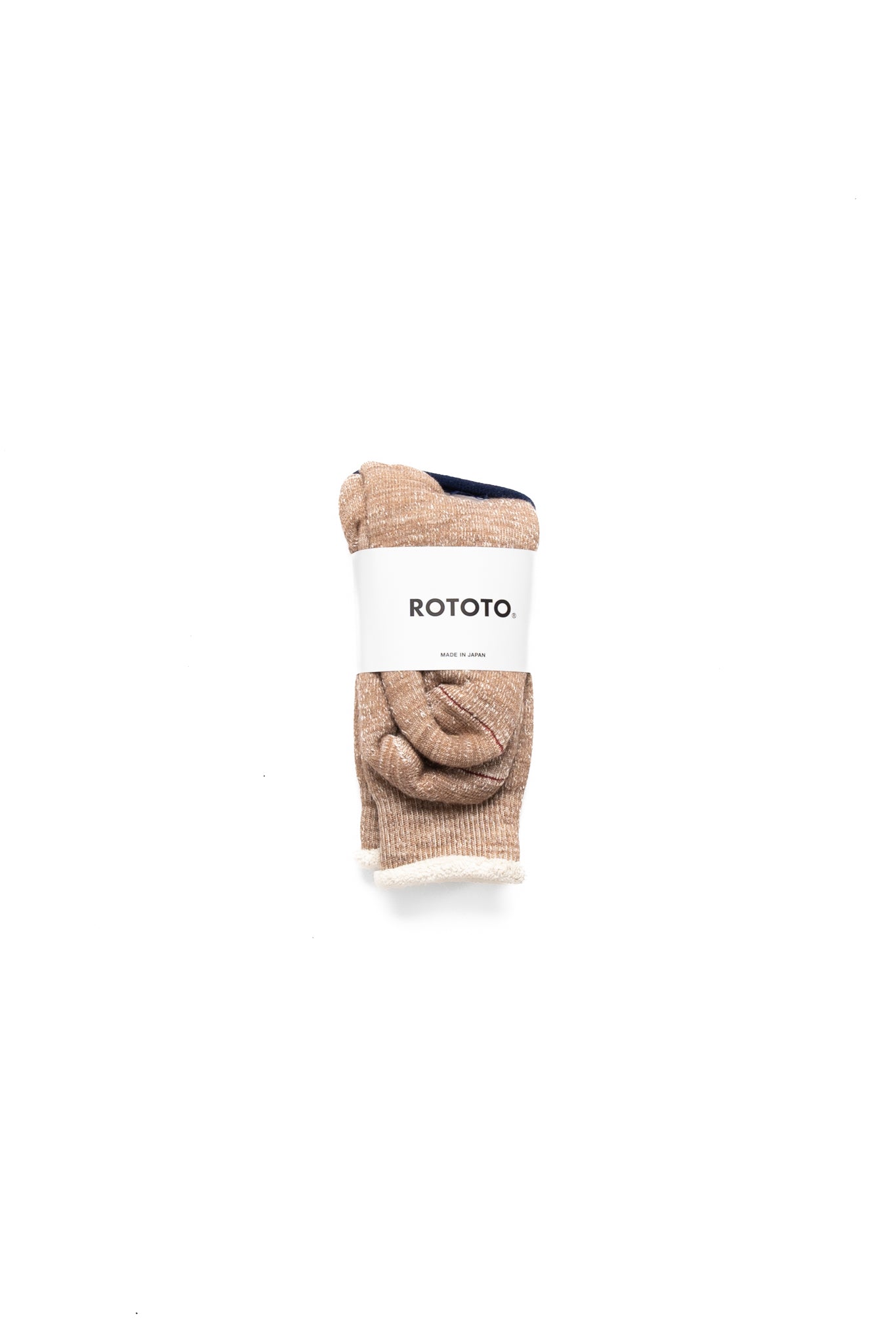 Double Face Crew Socks - Merino Wool & Organic Cotton