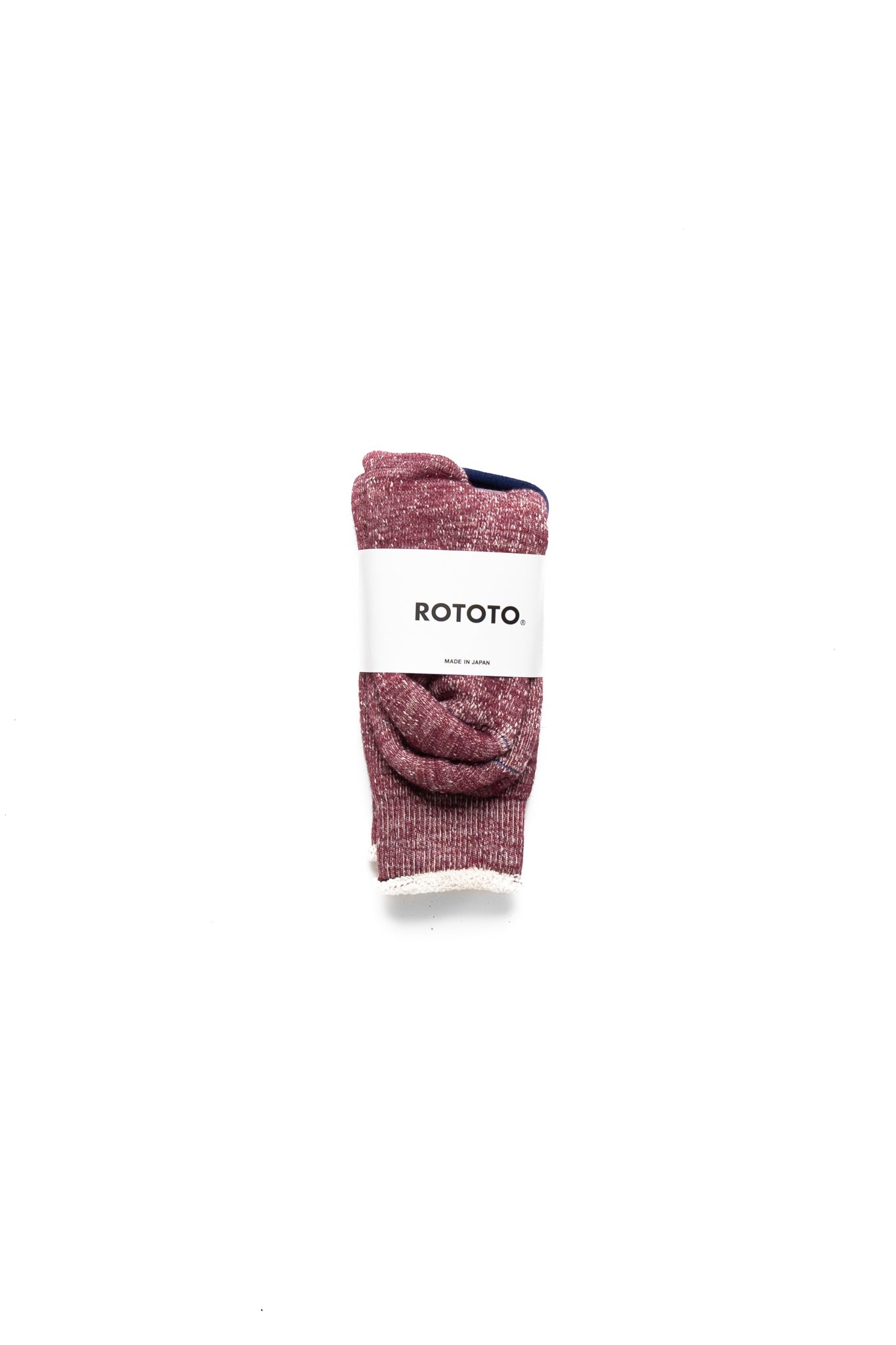 Double Face Crew Socks - Merino Wool & Organic Cotton