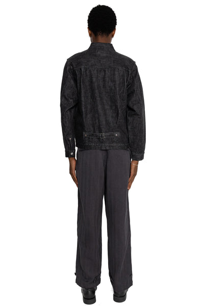 2107BK Type 1 Black Denim Jacket