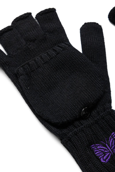 Convertible Glove Merino Wool - Black