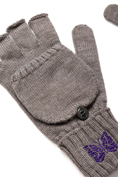 Convertible Glove Merino Wool - Grey