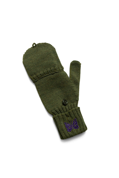 Convertible Glove Merino Wool - Olive