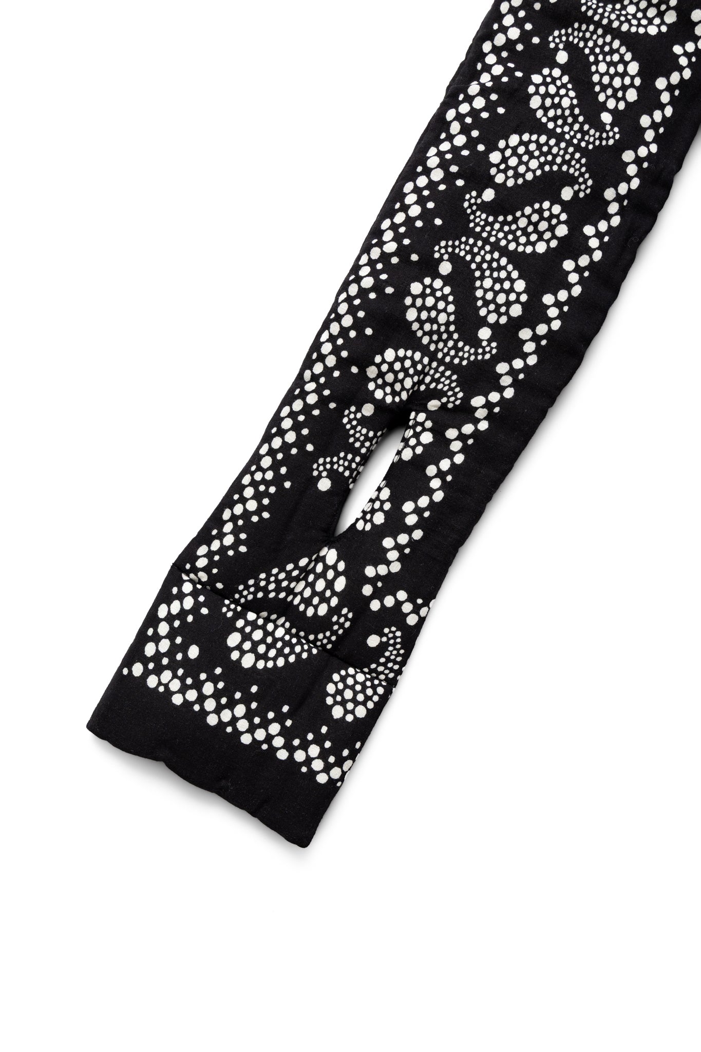 Linen Rayon Bandana KESA Scarf - Black