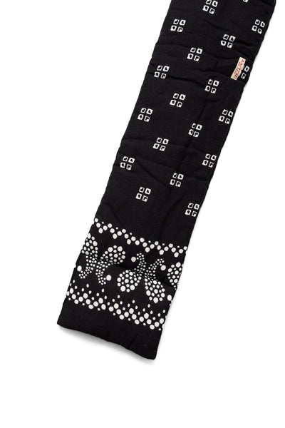 Linen Rayon Bandana KESA Scarf - Black