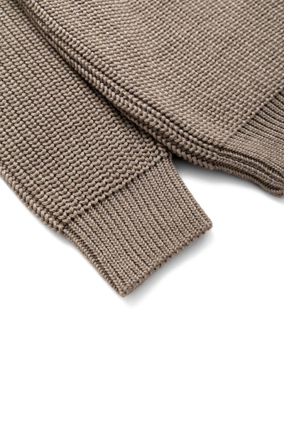Signature Crew Neck - Melange Brown
