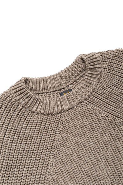Signature Crew Neck - Melange Brown