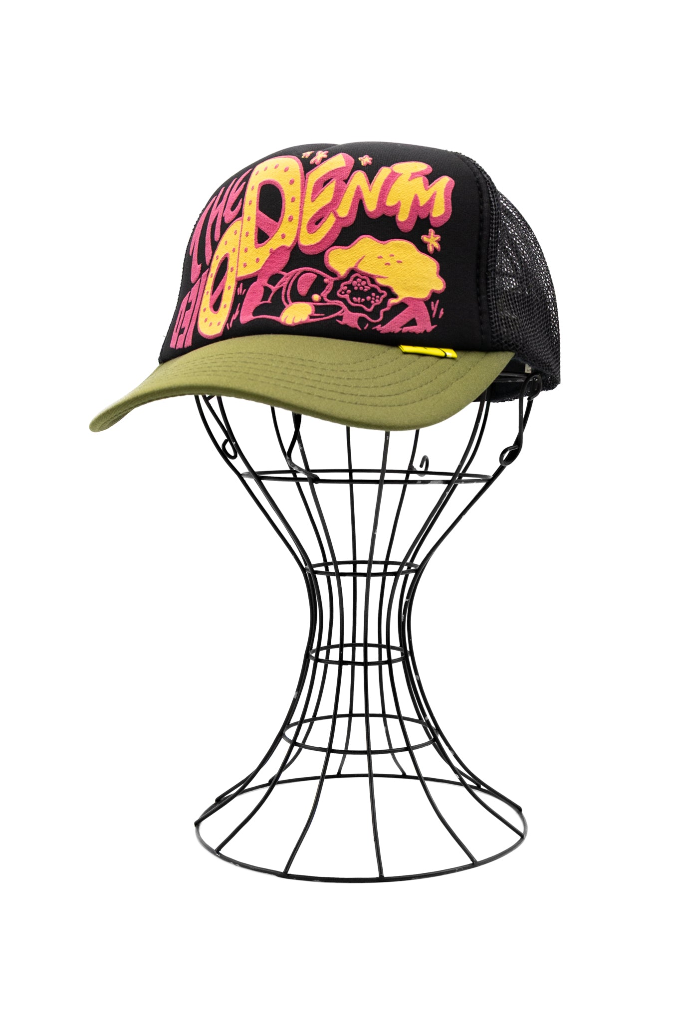 TH D.D. Trucker Cap - Black x Khaki