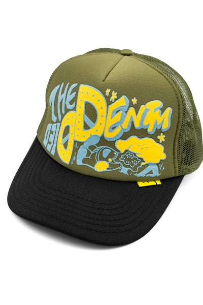 TH D.D. Trucker Cap - Khaki x Black