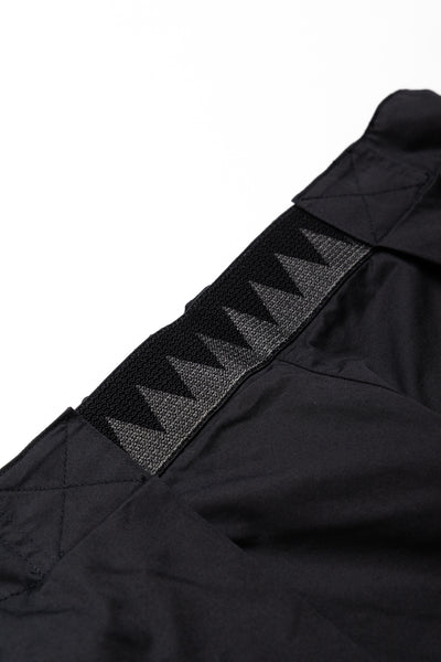 Combed Burberry Cotton EASY-BEACH-GO Pants - Black