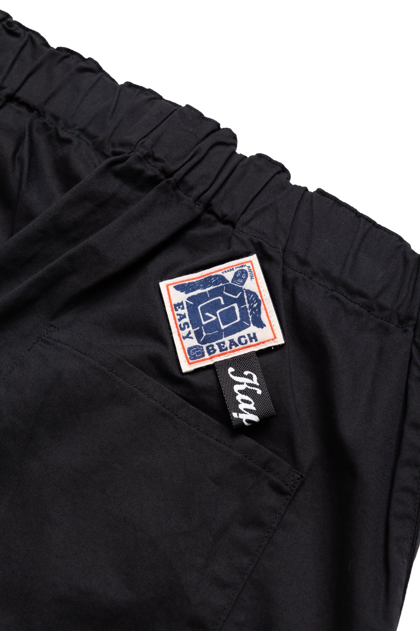 Combed Burberry Cotton EASY-BEACH-GO Pants - Black