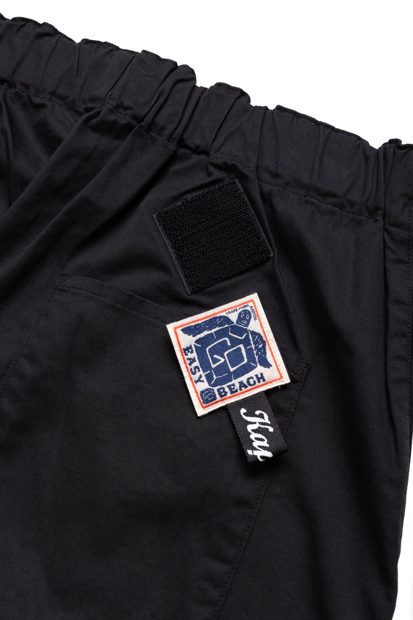 Combed Burberry Cotton EASY-BEACH-GO Pants - Black