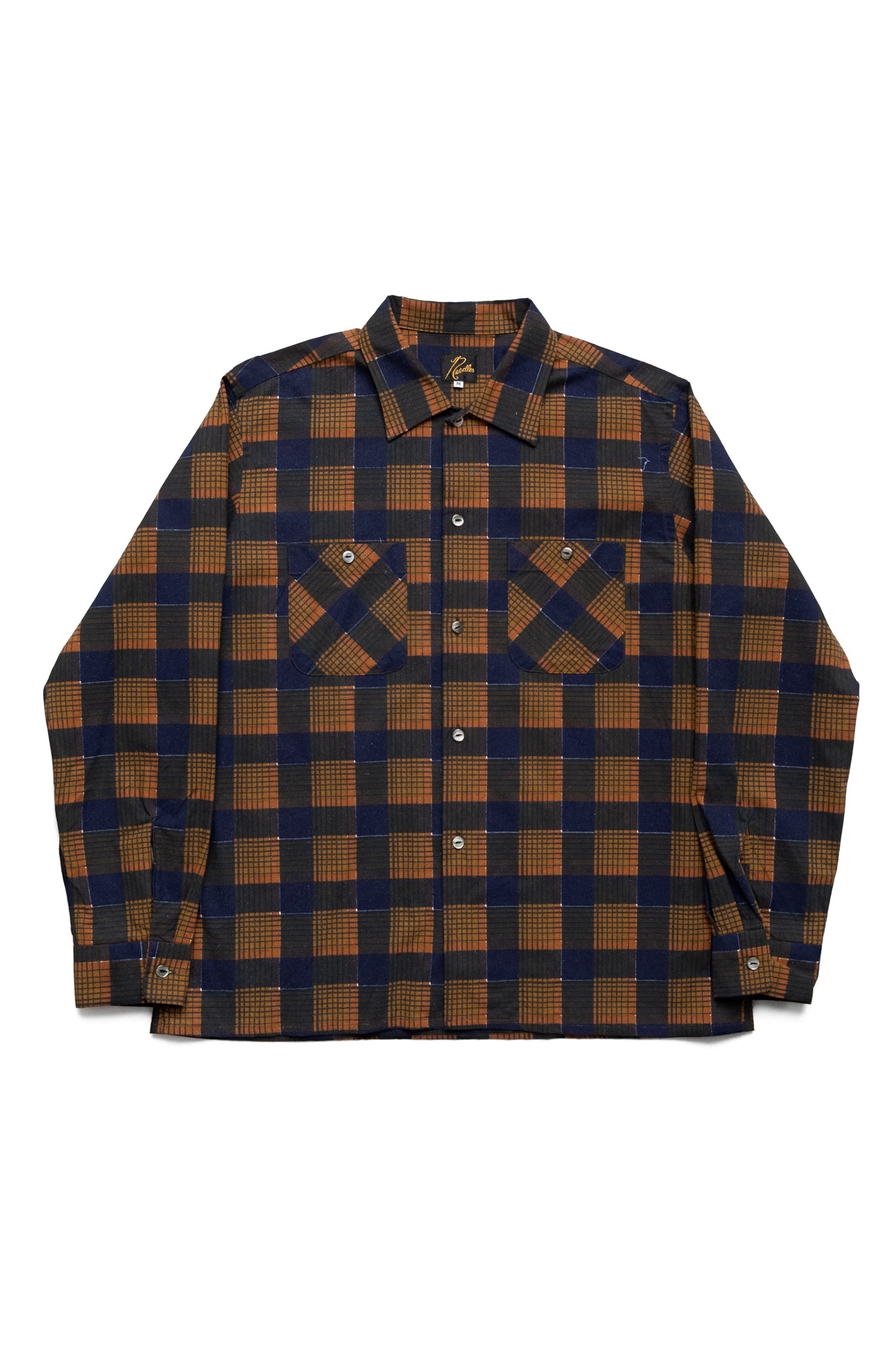 One-Up Shirt Printed Flannel Plaid - Brown