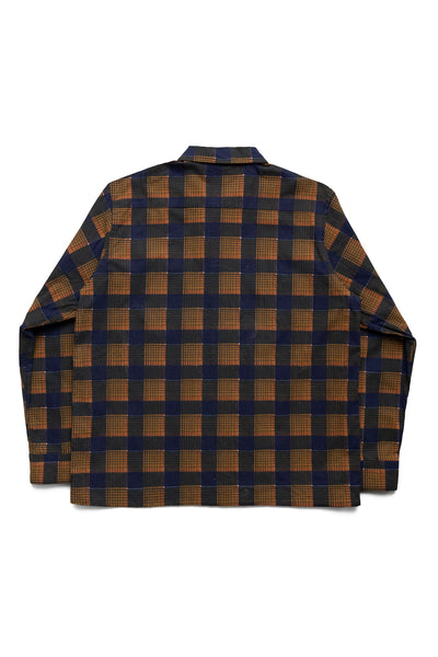 One-Up Shirt Printed Flannel Plaid - Brown