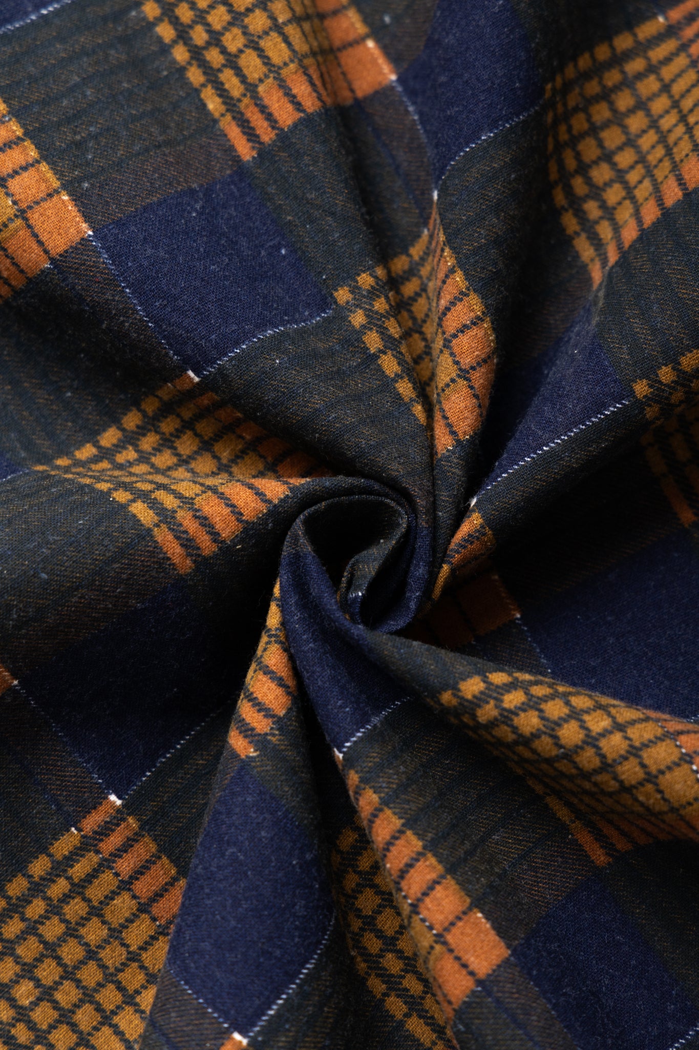 One-Up Shirt Printed Flannel Plaid - Brown