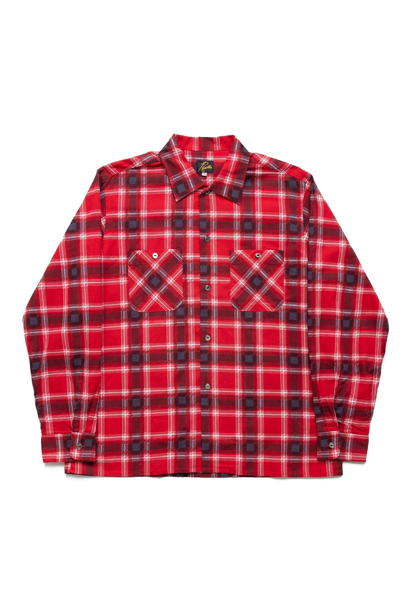 One-Up Shirt Printed Flannel Plaid - Red