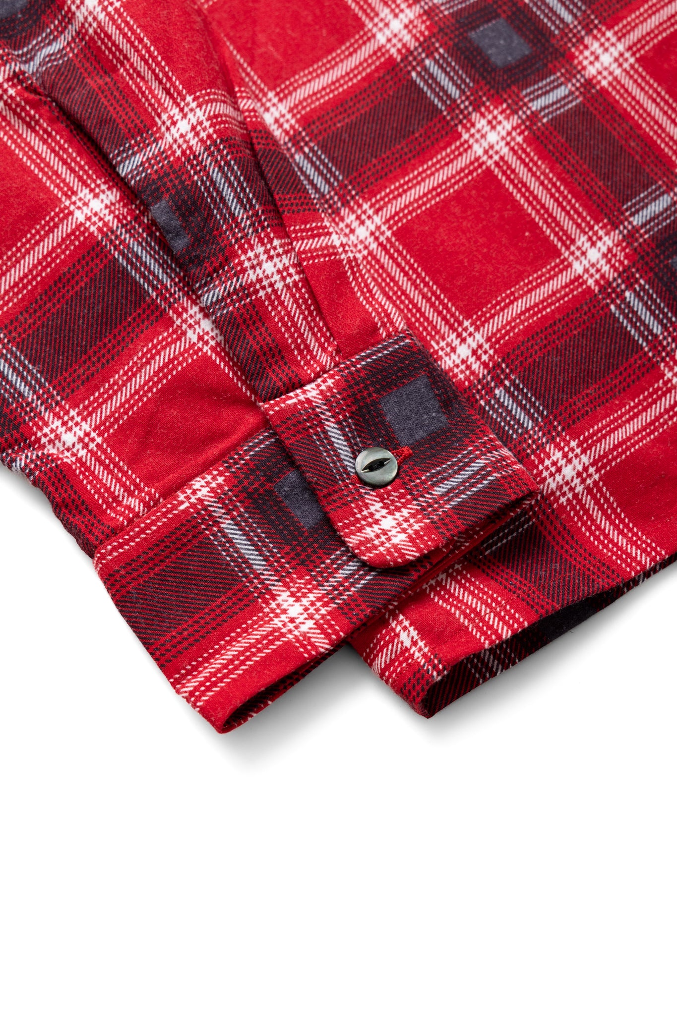 One-Up Shirt Printed Flannel Plaid - Red