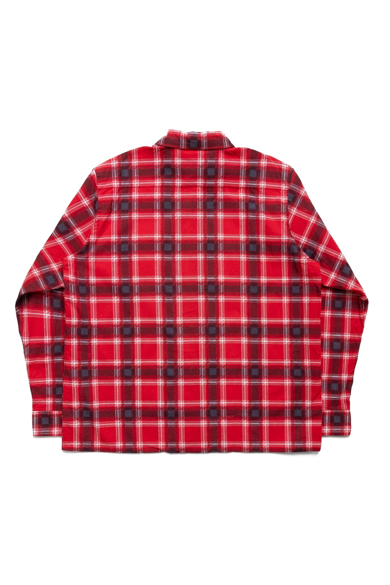 One-Up Shirt Printed Flannel Plaid - Red