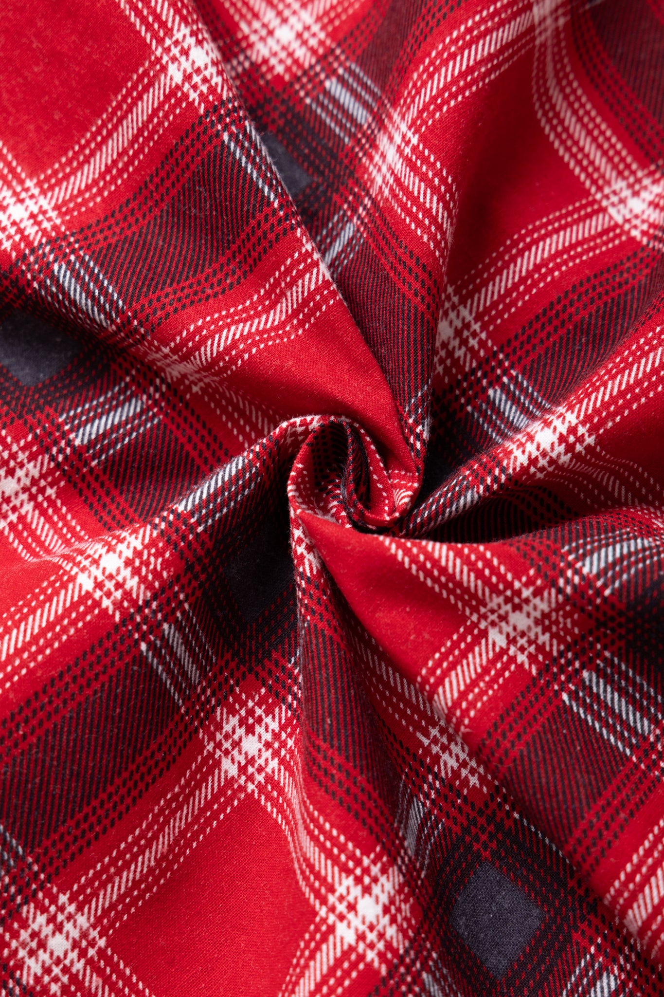 One-Up Shirt Printed Flannel Plaid - Red
