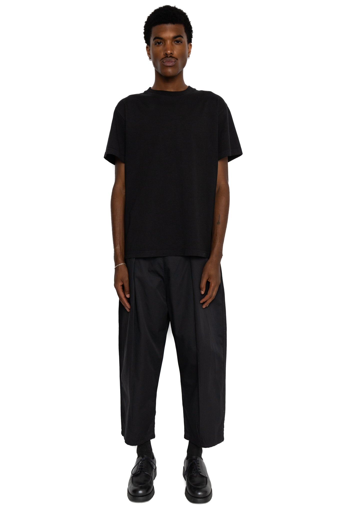 Combed Burberry Cotton EASY-BEACH-GO Pants - Black