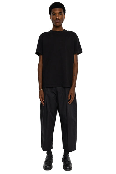 Combed Burberry Cotton EASY-BEACH-GO Pants - Black