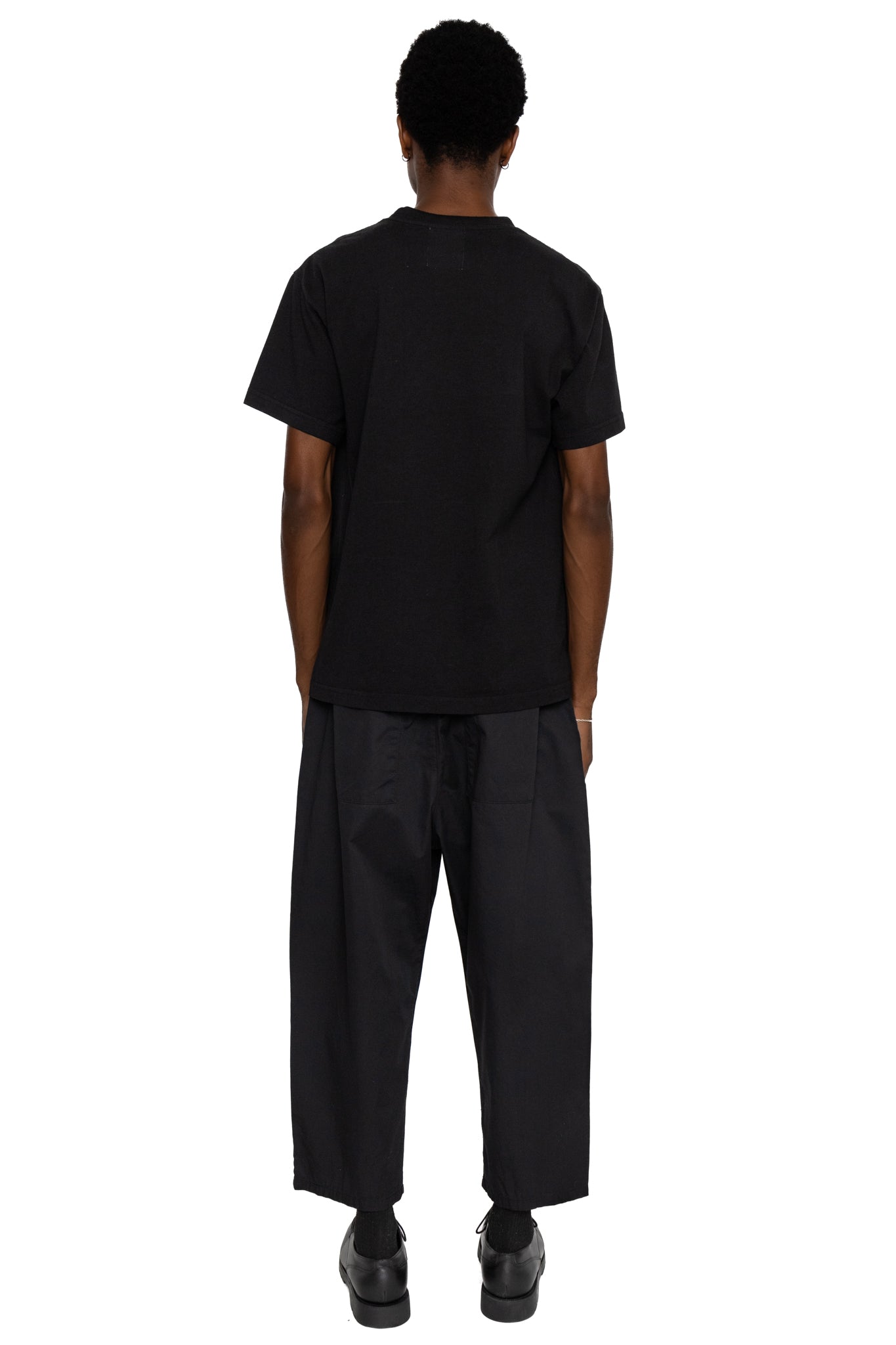 Combed Burberry Cotton EASY-BEACH-GO Pants - Black