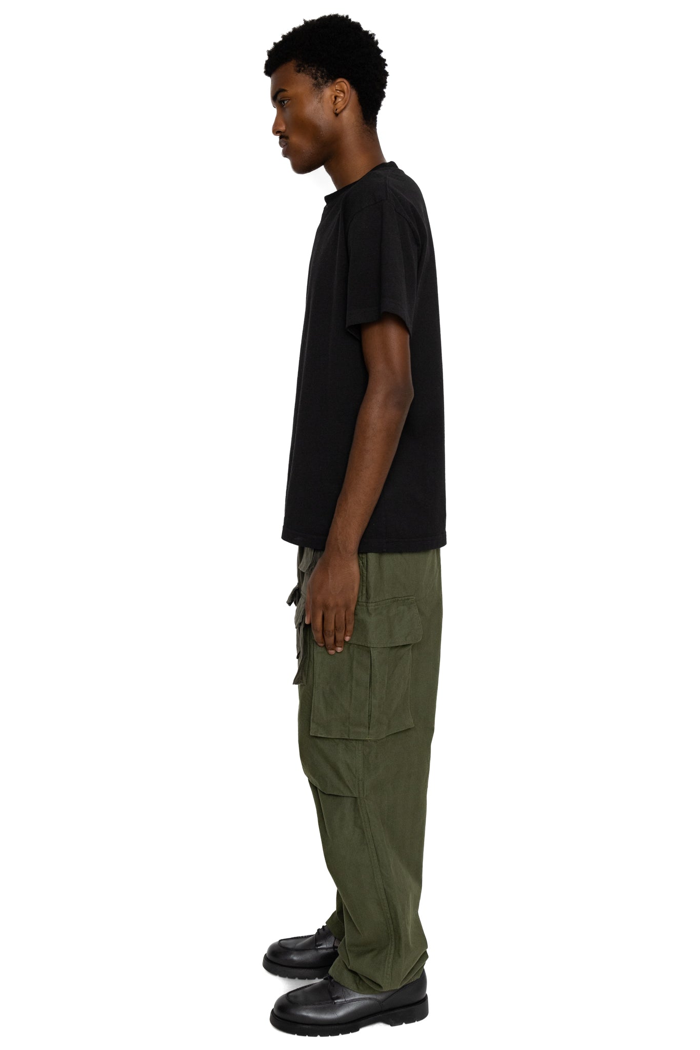 Engineered Garments FA Pant Cotton Brushed HB - Olive – BLUE IN 