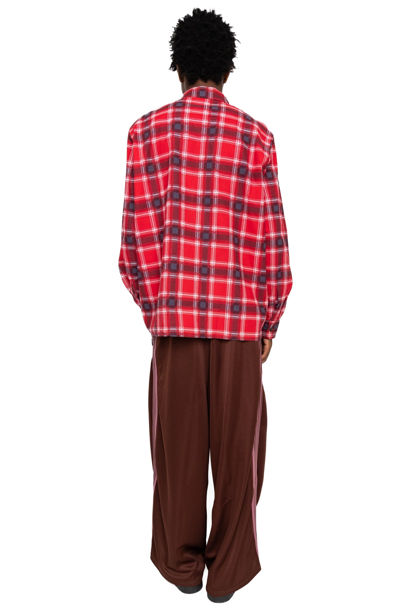 One-Up Shirt Printed Flannel Plaid - Red