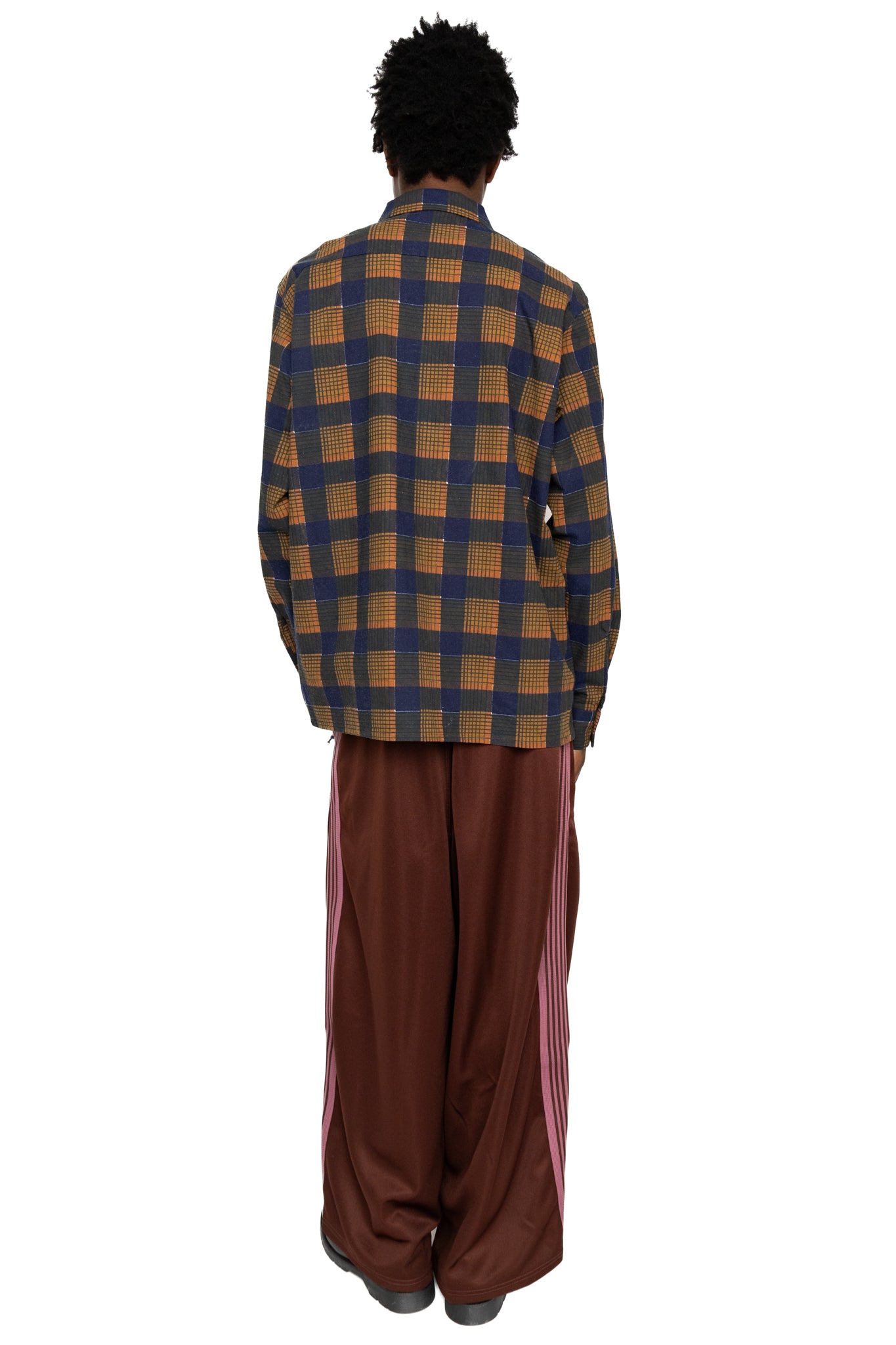 One-Up Shirt Printed Flannel Plaid - Brown