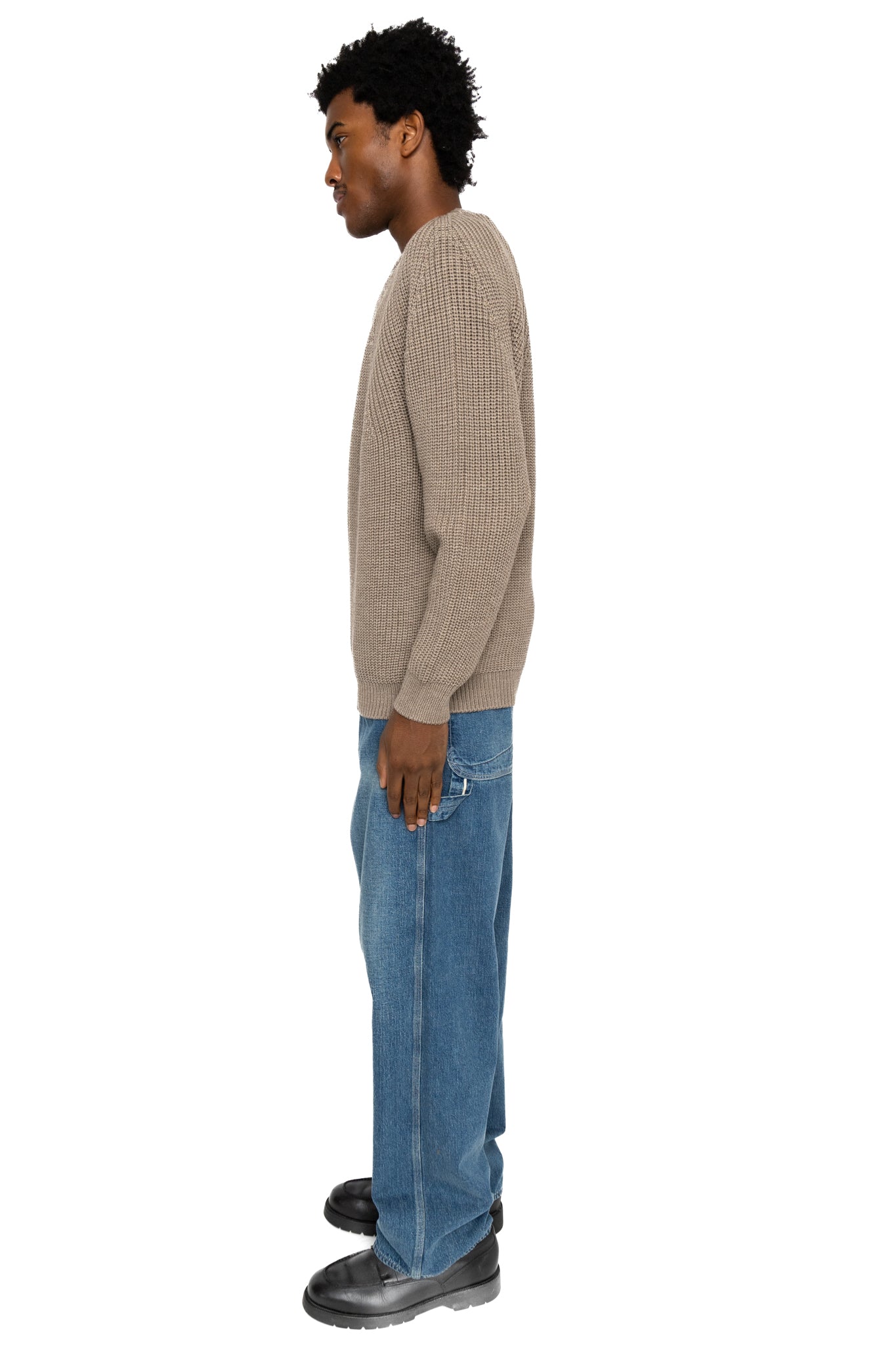 Signature Crew Neck - Melange Brown